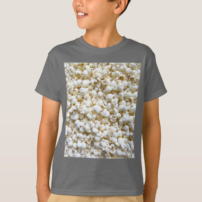 T-shirt Photographie de Popcorn Texture (Devant)
