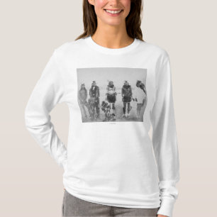 T-shirt Photographie indienne de 5 d'herbe guerriers de