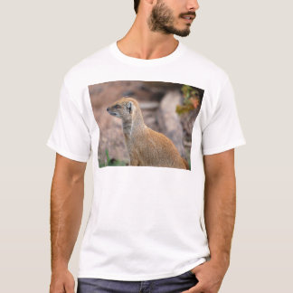 T-shirt Photographie jaune de mangouste