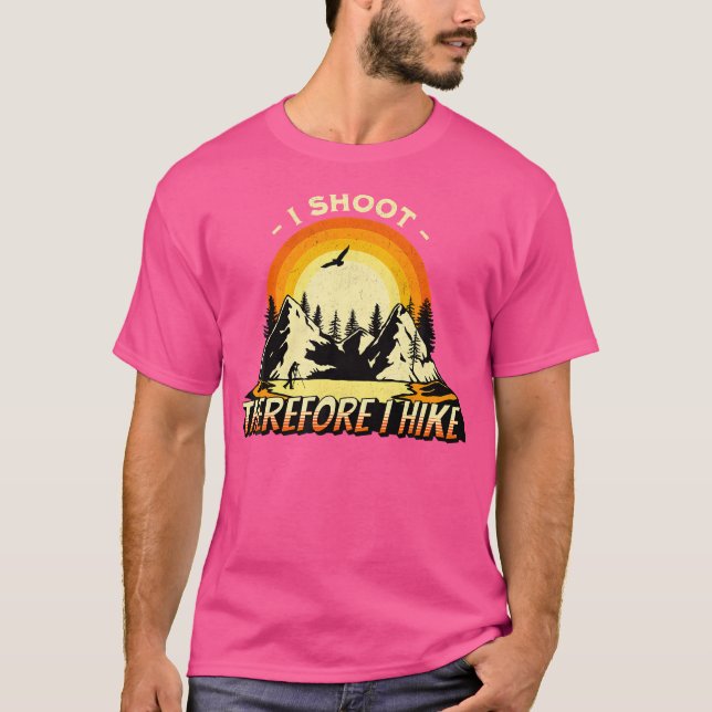 T-shirt Photographie Lover Randonnée Camping (Devant)