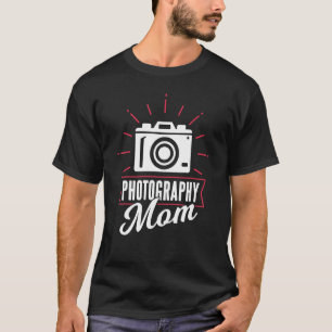 T-shirt Photographie Maman Caméra Photographe Mo