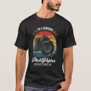 T-shirt Photographie masculine Je suis grand-mère et photo