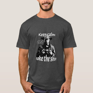 T-shirt Photographie : Restez calme et prenez la photo 01.