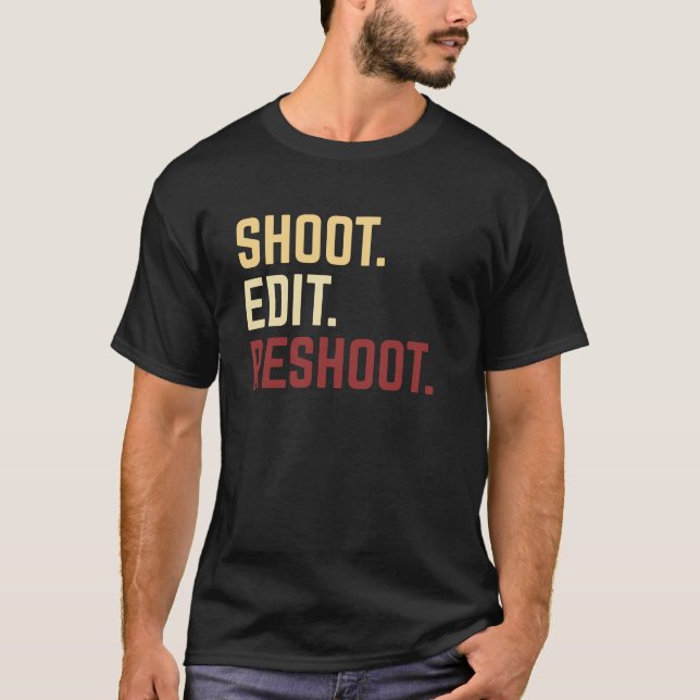 T-shirt Photographie & Vidéographie Enthousiaste Tee (Devant)