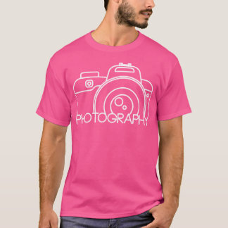 T-shirt Photography 	 Cool Camera Photographer Gift Tee