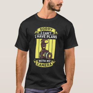 T-shirt Photos Paparazzi Photographe Caméra Photographie