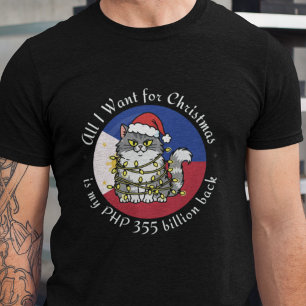 T-shirt PHP 355 Milliards Noël Philippines Corruption