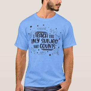 T-shirt Phrase de l'enseignant en mathématiques