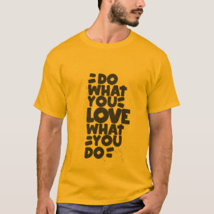 T-shirt phrase de mots dessinés à la main Qui cherche trou