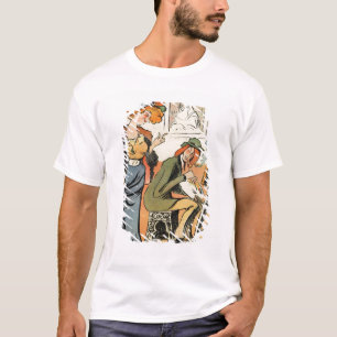 T-shirt Phryne : caricature du modèle d'un artiste