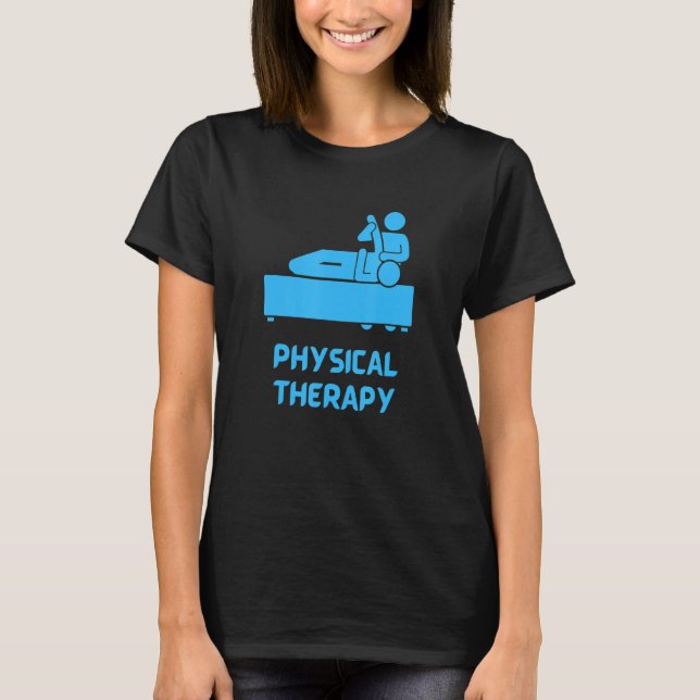 T-shirt Physical Therapy, Physiotherapy (Devant)