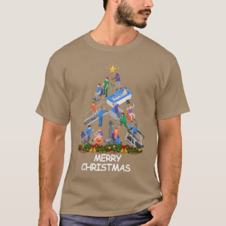 T-shirt Physicalherapist Christmasree Joyeux Noël fille