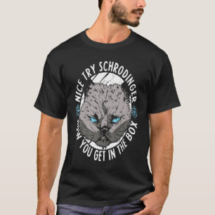 T-shirt Physicien Chat Scientifique Science physique quant