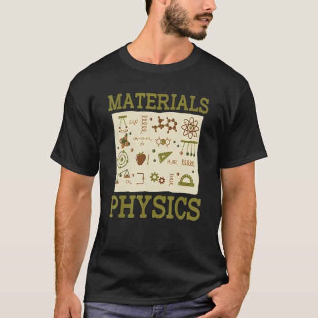 T-shirt Physicien étudiant en sciences Physique appliquée  (Devant)
