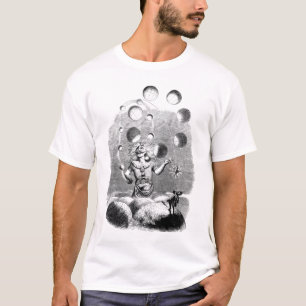 T-shirt Physicien jonglant avec les planètes