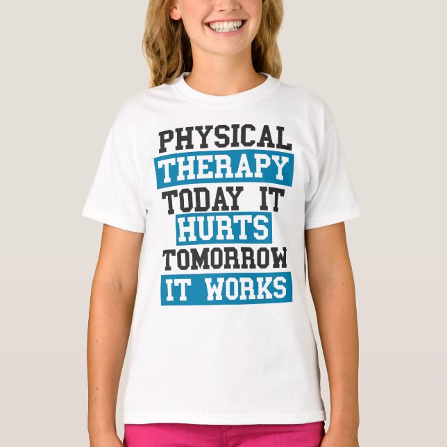 T-shirt physiothérapeute Thérapie Assistant Physique (Devant)