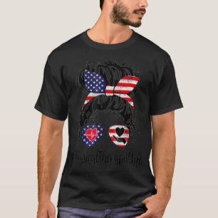 T-shirt Physique 4 juillet Pour L'Amérique Physique