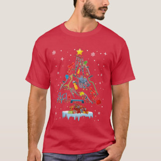 T-shirt Physique de Noël PTherapiste garçon de Noël