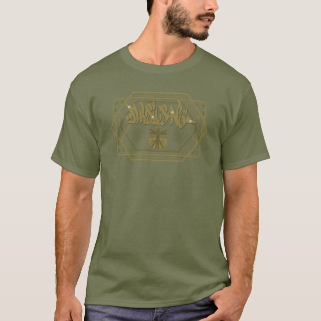 T-shirt Physique une étiquette - la géométrie sacrée (Devant)