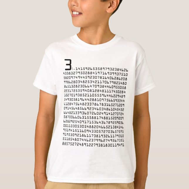 T-shirt Pi à 500 (Devant)
