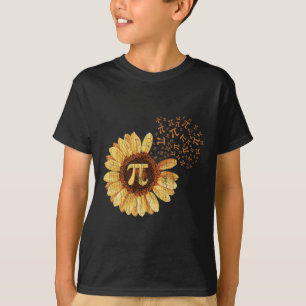 T-shirt Pi Apparel Pi Jour Sunflower Attire Math Drôle Cad