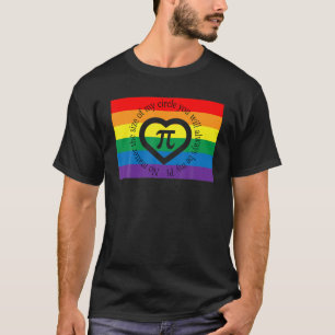 T-shirt Pi Day 3.14 Pride Flag Math Quota Pun For Lgbt Ga