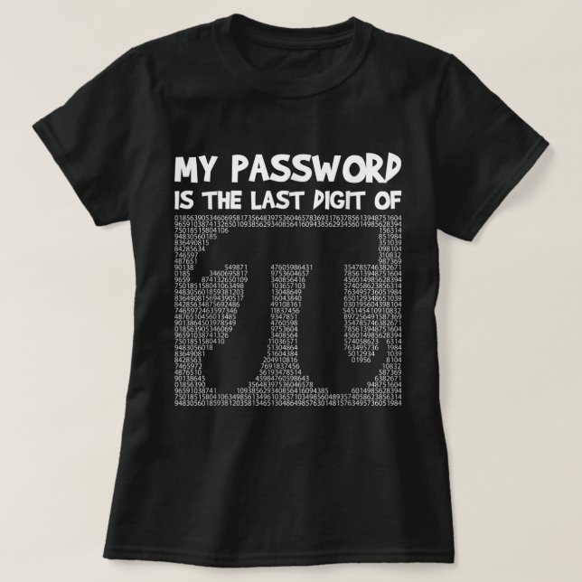 T-shirt Pi Day Math Enseignant Geek Dit Funny Nove (Design devant)