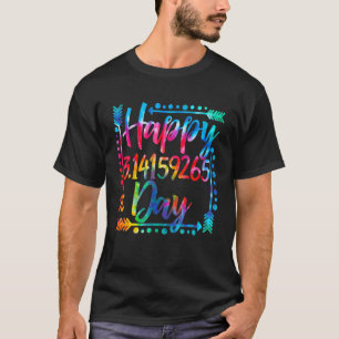 T-shirt Pi Day Spiral Color Numbers 3 14 Happy Pi Day Crav