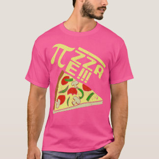 T-shirt Pi Équivalent Pizza Pie