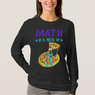 T-shirt Pi Jour 3.14 Math Est Une Pièce De Pizza Amusant 1