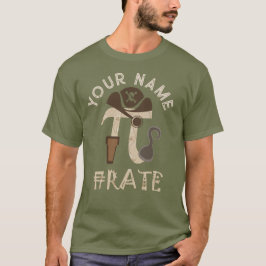 T-shirt Pi jour personnalisé pirate