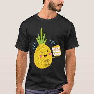 T-shirt Pi Neapple Pi Tag Pineapple Jeu de mots Maths Blag