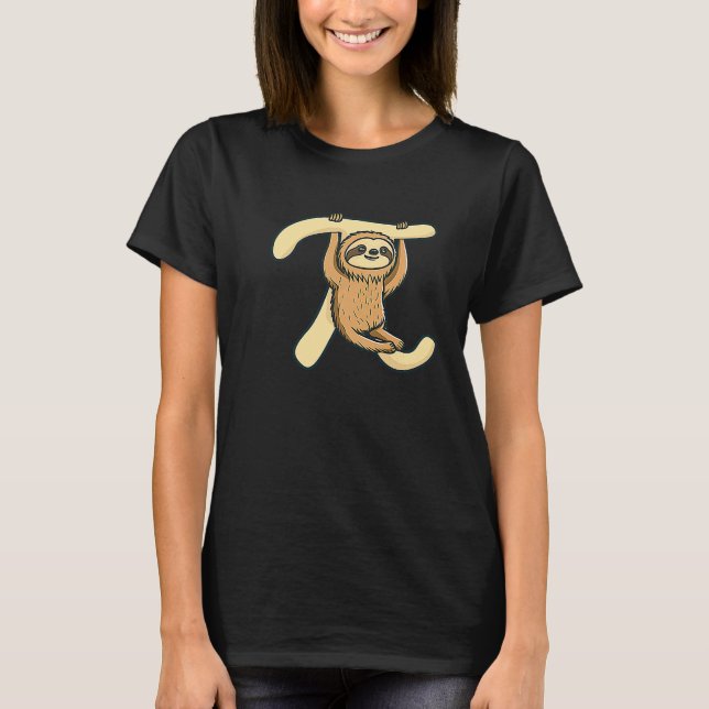 T-shirt Pi Sloth Symbol Pi Day (Devant)