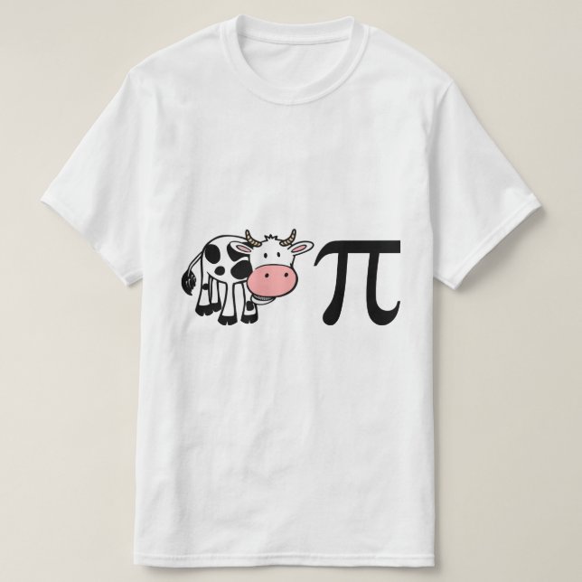 T-shirt Pi vache (Design devant)