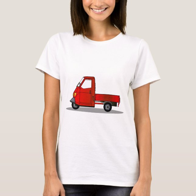 T-shirt Piaggio Ape Femen (Devant)