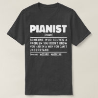 Pianist Noun Cool musicien instructeur Piano Lover