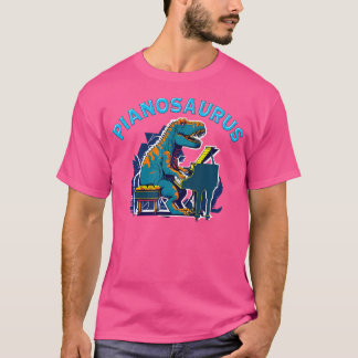 T-shirt Pianiste de piano Dinosaur T Rex Pianosaur