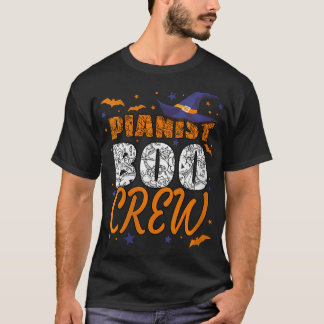 T-shirt Pianiste femme Boo Crew Joueur de piano Halloween