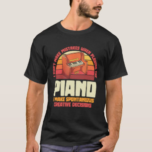 T-shirt Pianiste musicien Orchestre d'instruments de musiq