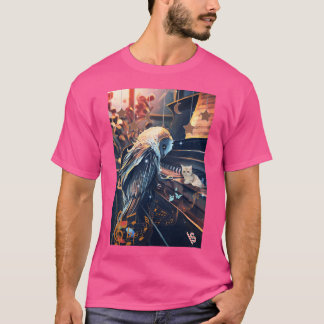 T-shirt Pianiste Owl