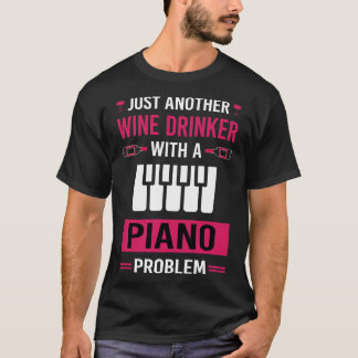 T-shirt Pianiste Piano Drinker