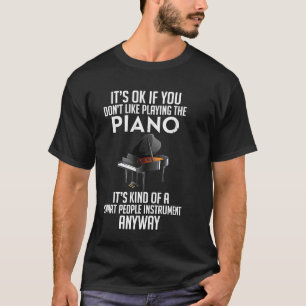 T-shirt Pianiste Piano Lover Lecteur Keyboardit Cadeau Tee