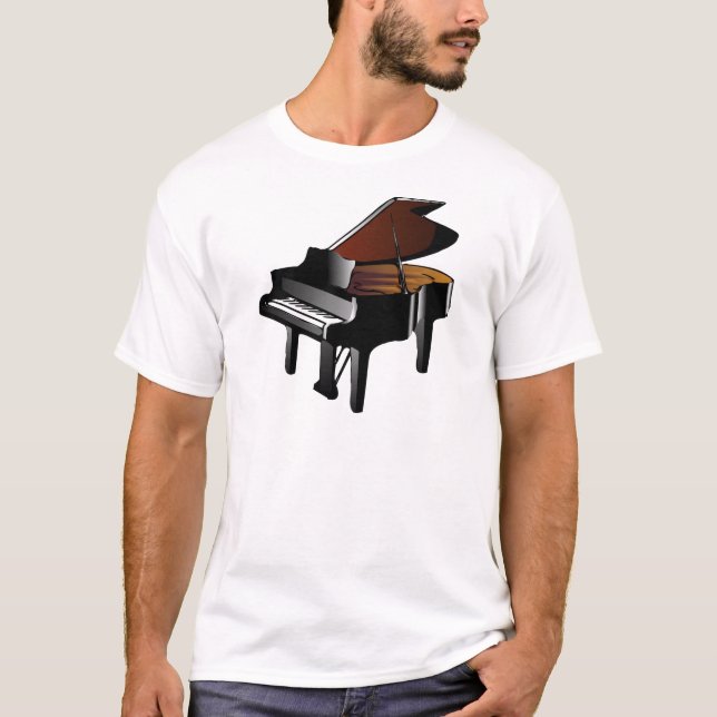 T-shirt Piano à queue (Devant)