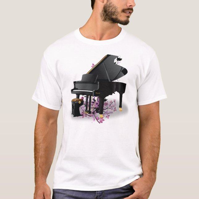 T-shirt Piano à queue (Devant)