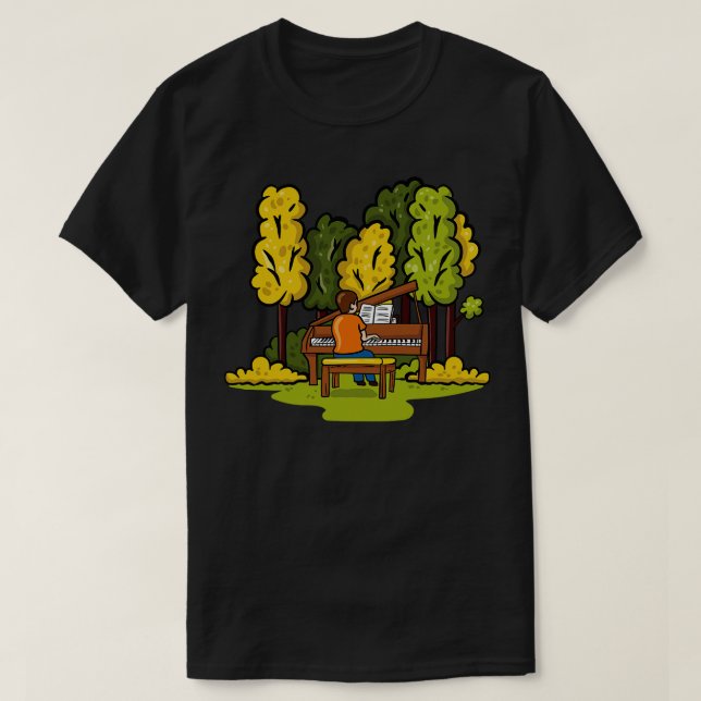 T-shirt Piano Boy (Design devant)