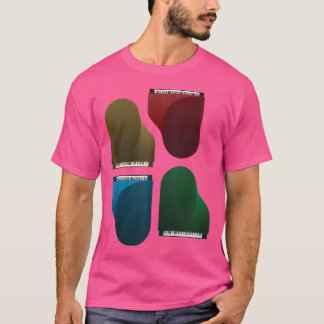 T-shirt Piano coloré Retro Jazz Music