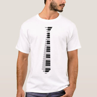 T-shirt Piano Cravate Funny Humoristique Clavier Musique P