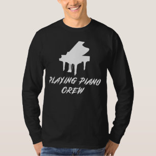 T-shirt Piano Crew Awesome Tee : Tickling des ivoires avec