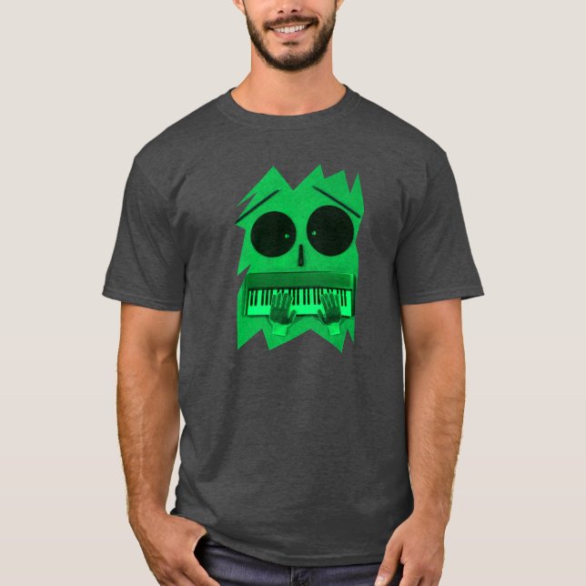 T-shirt Piano et clavier de musique d'Electronica (Devant)