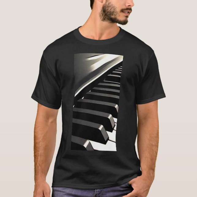T-SHIRT PIANO KEYS  (Devant)